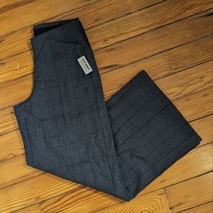 Old Navy High-Waisted Plaid Pull-On Pixie Wide-Leg Pants NWT